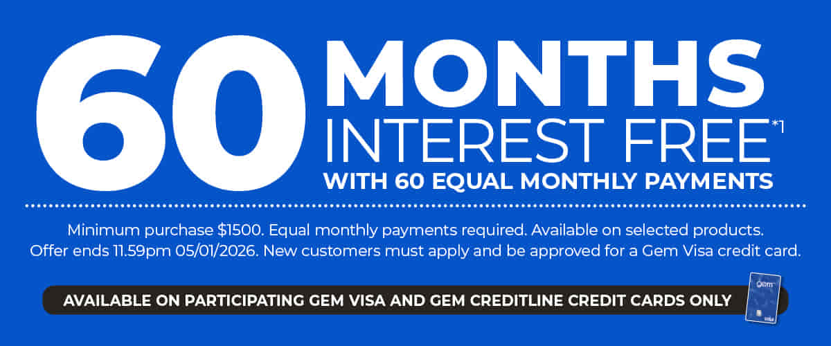 60 Months Interest Free