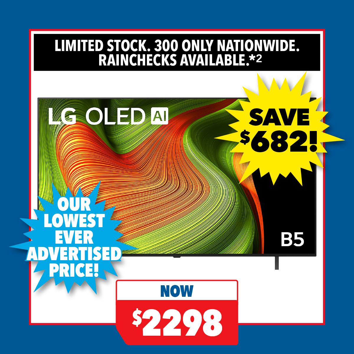 LG 65" B5 Smart 4K OLED AI TV with webOS 25