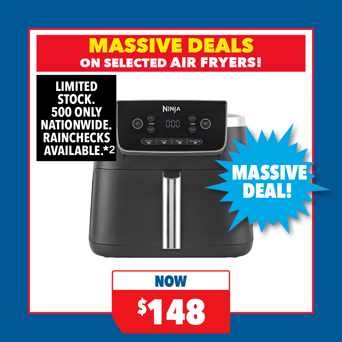 Ninja Pro 4-in-1 4.7L Air Fryer