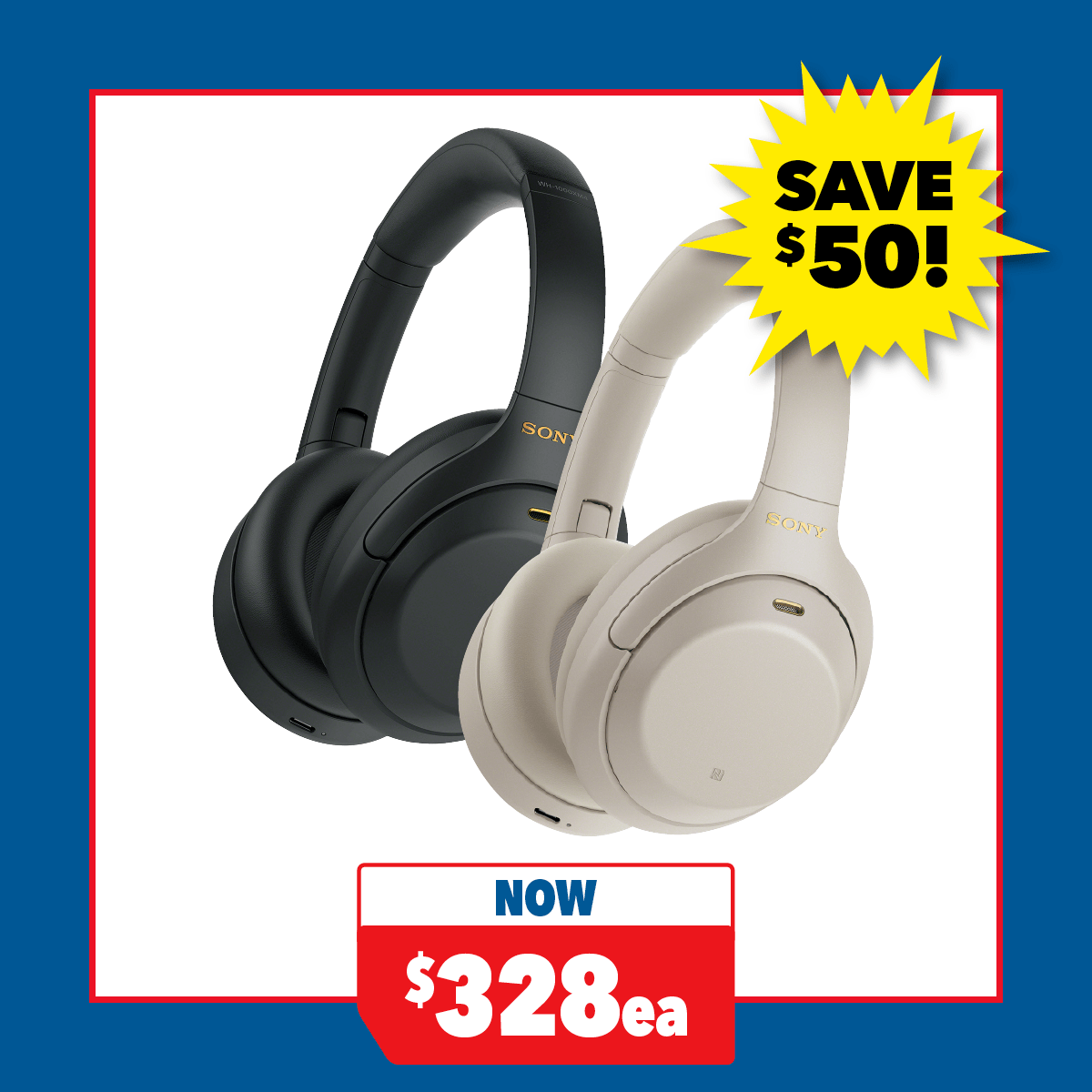 Sony WH-1000XM4 Over-Ear Headphones