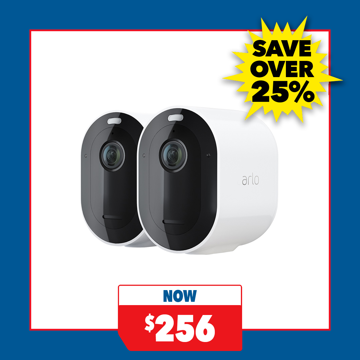 Arlo Pro 5 2K Security Camera with Spotlight - 2-Pack