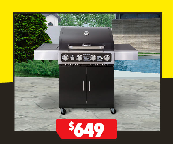 Gasmate Quasar 4-Burner Gas BBQ