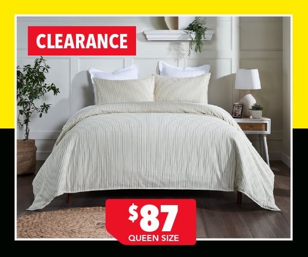 St Ives Grey Duvet Cover Set by L'Avenue