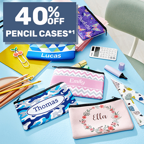 40% off Pencil Cases*
