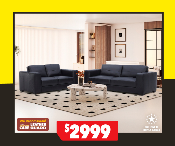 Willow 2-Piece Leather Lounge Suite