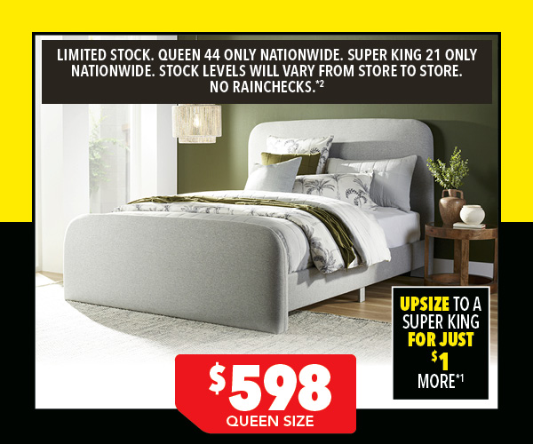 Barney Upholstered Bed Frame 