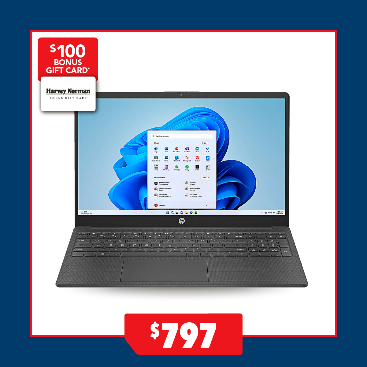 HP 15-FC0434AU 15.6" Laptop