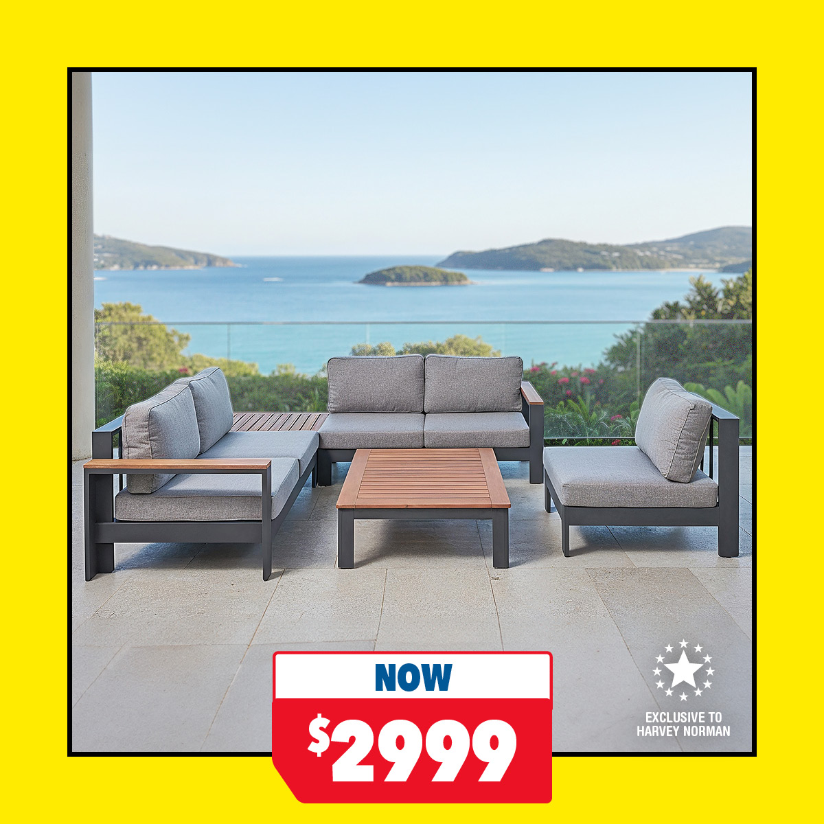 Bliss Outdoor Corner Lounge Suite