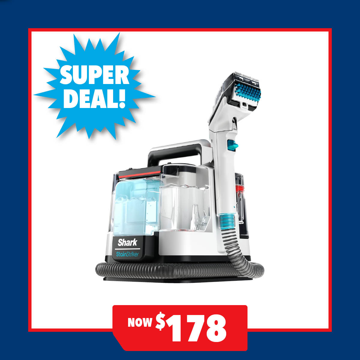 Shark StainStriker Portable Carpet & Upholstery Cleaner