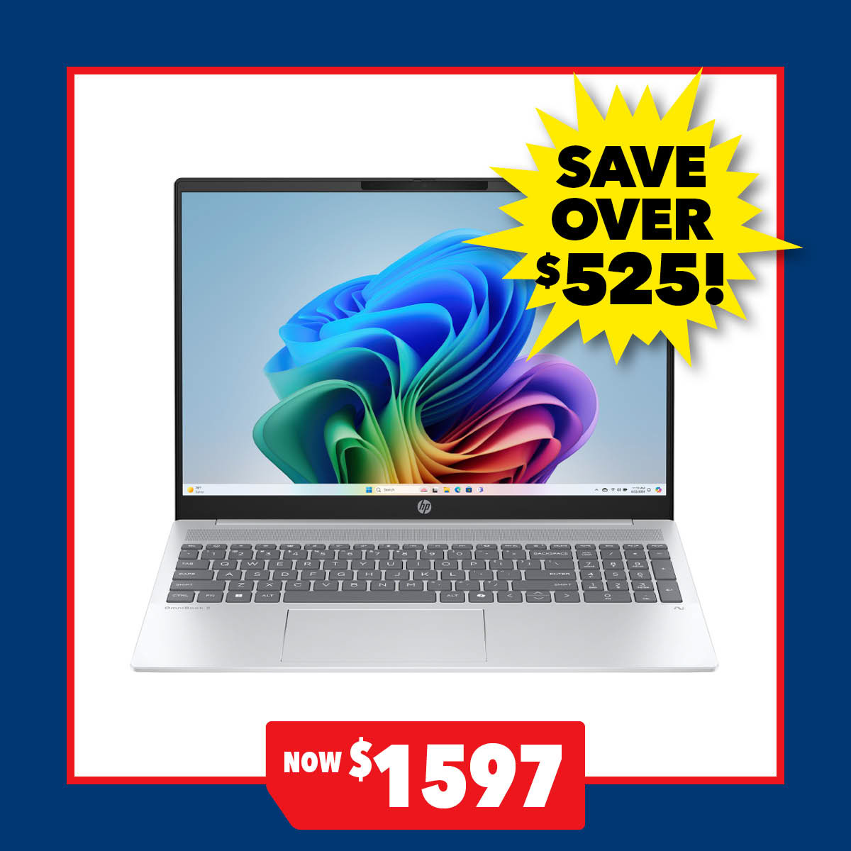 HP OmniBook 5 16" Copilot+ PC - AMD Ryzen AI 5