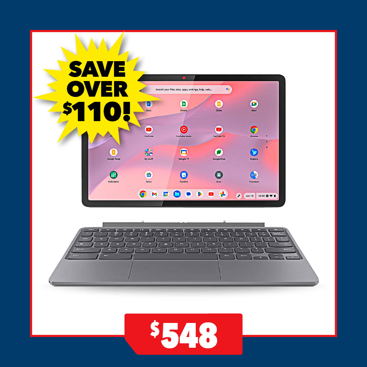 Lenovo IdeaPad Duet 3 11" 2-in-1 Chromebook - MediaTek Kompanio