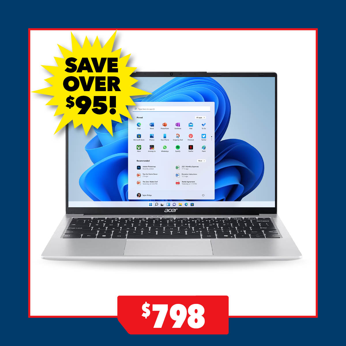 Acer Aspire Lite 14" Laptop - AMD Ryzen3