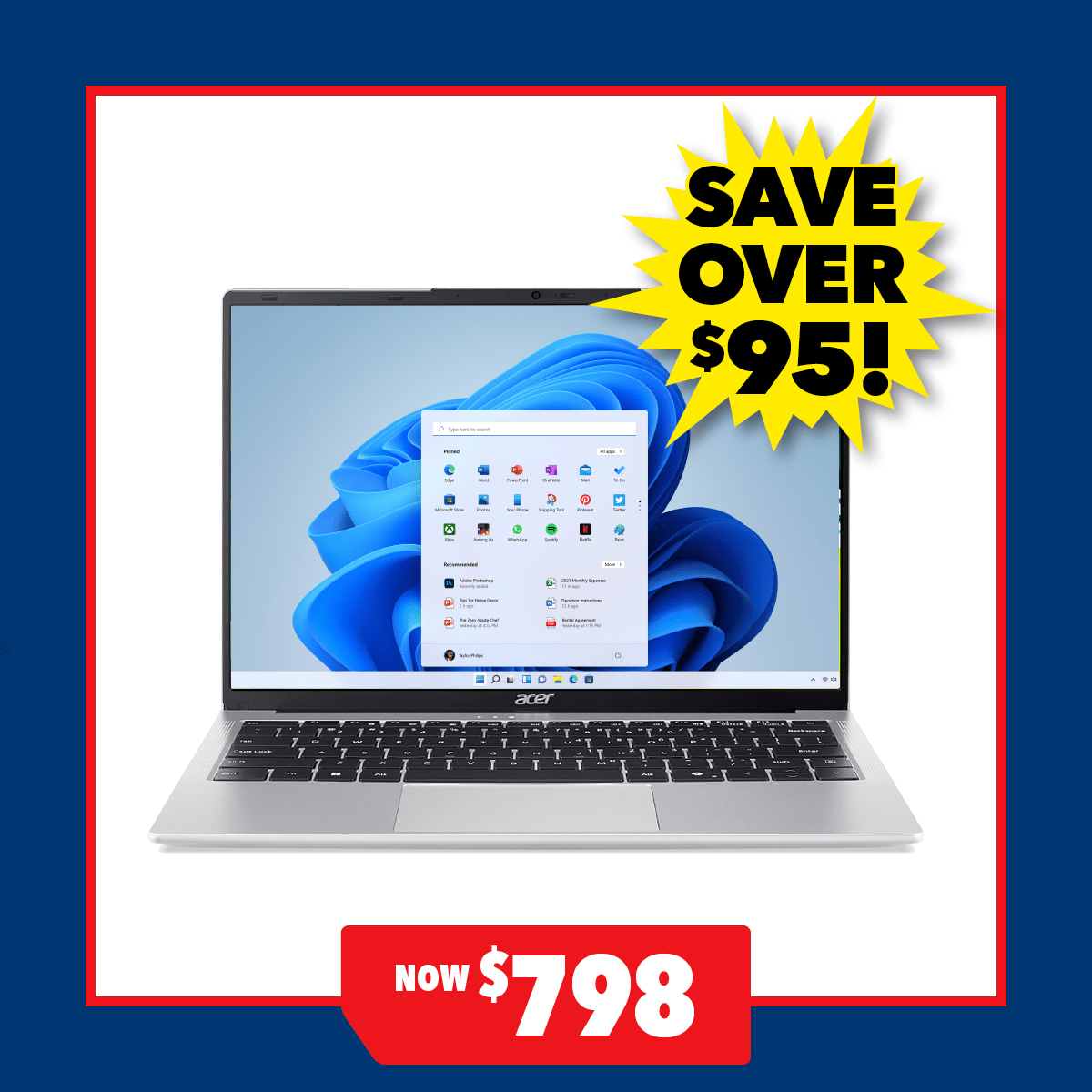 Acer Aspire Lite 14" Laptop - AMD Ryzen 3