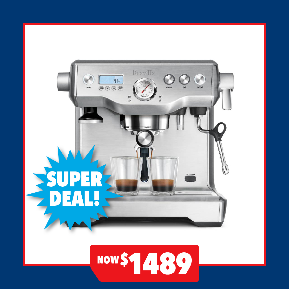 Breville the Dual Boiler Manual Espresso Machine