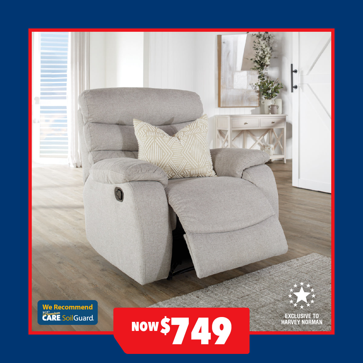 Stirling Fabric Recliner Chair