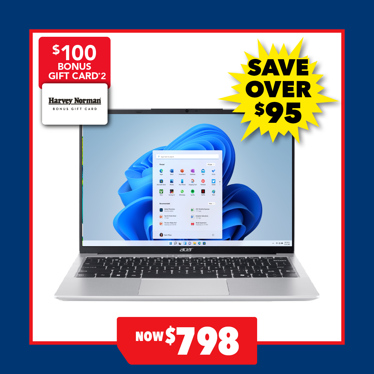 Acer Aspire Lite 14" Laptop - AMD Ryzen 3