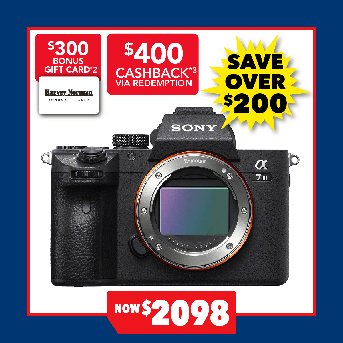 Sony Alpha A7 MIII Mirrorless Camera - Body Only