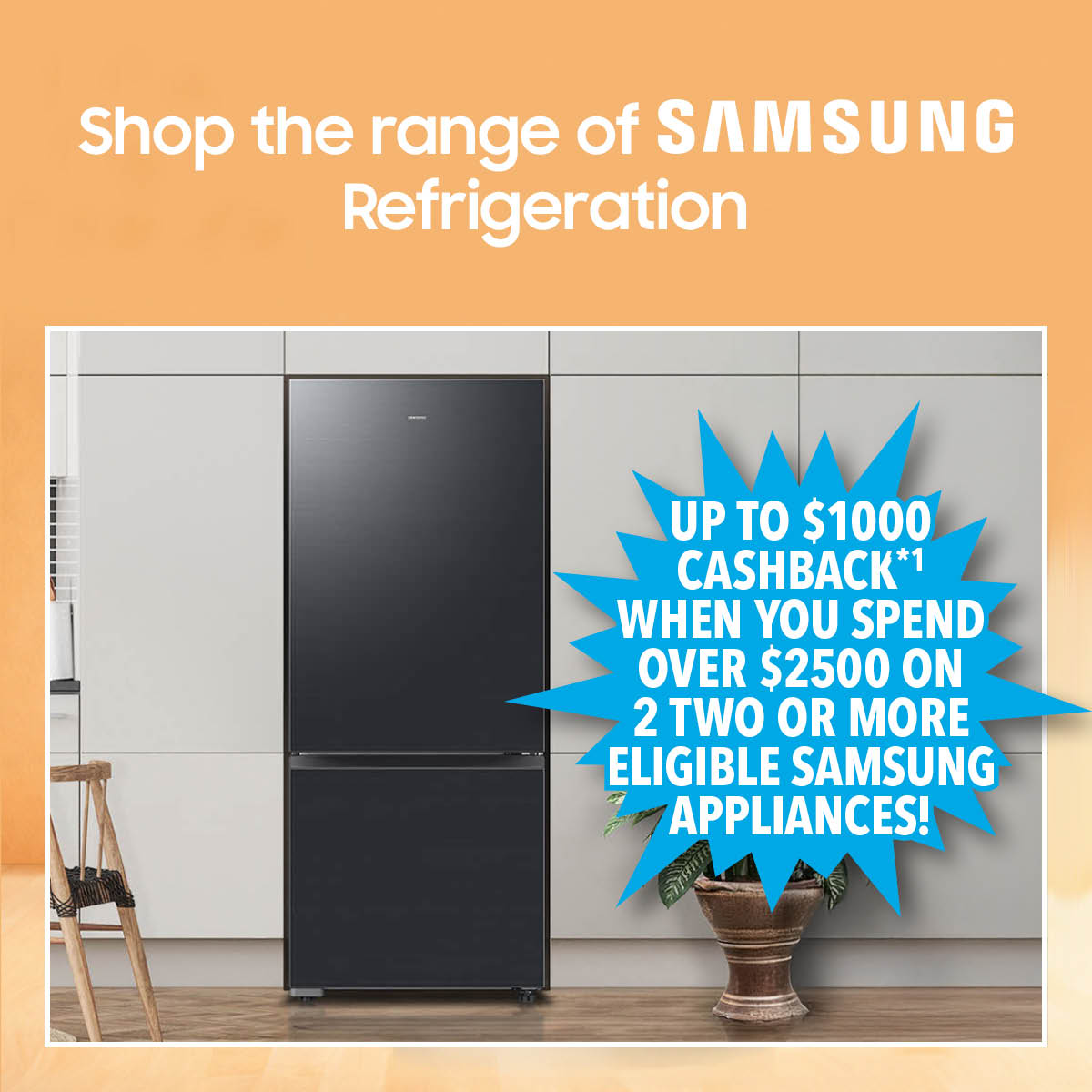 Range of Samsung Fridge