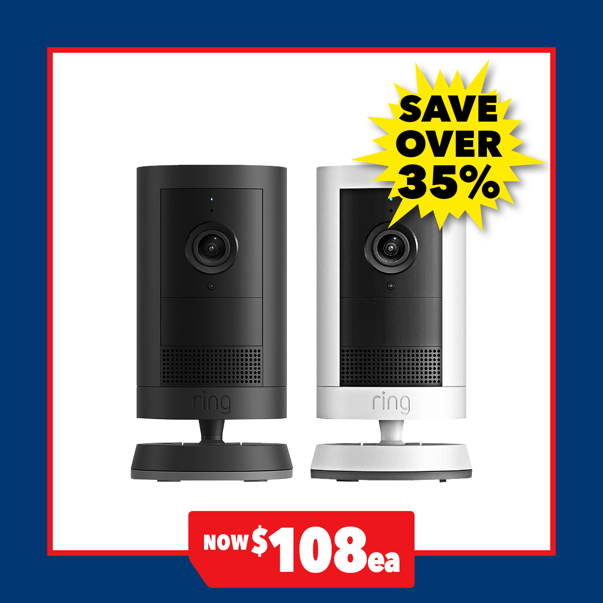 Ring Outdoor Cam Plus 2K Battery Security Camera