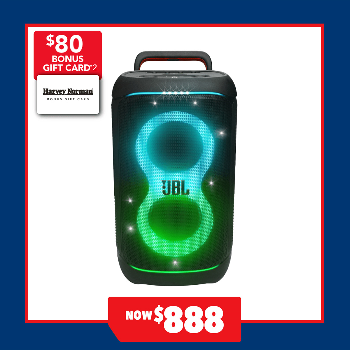 JBL Partybox 520 Portable Bluetooth Party Speaker