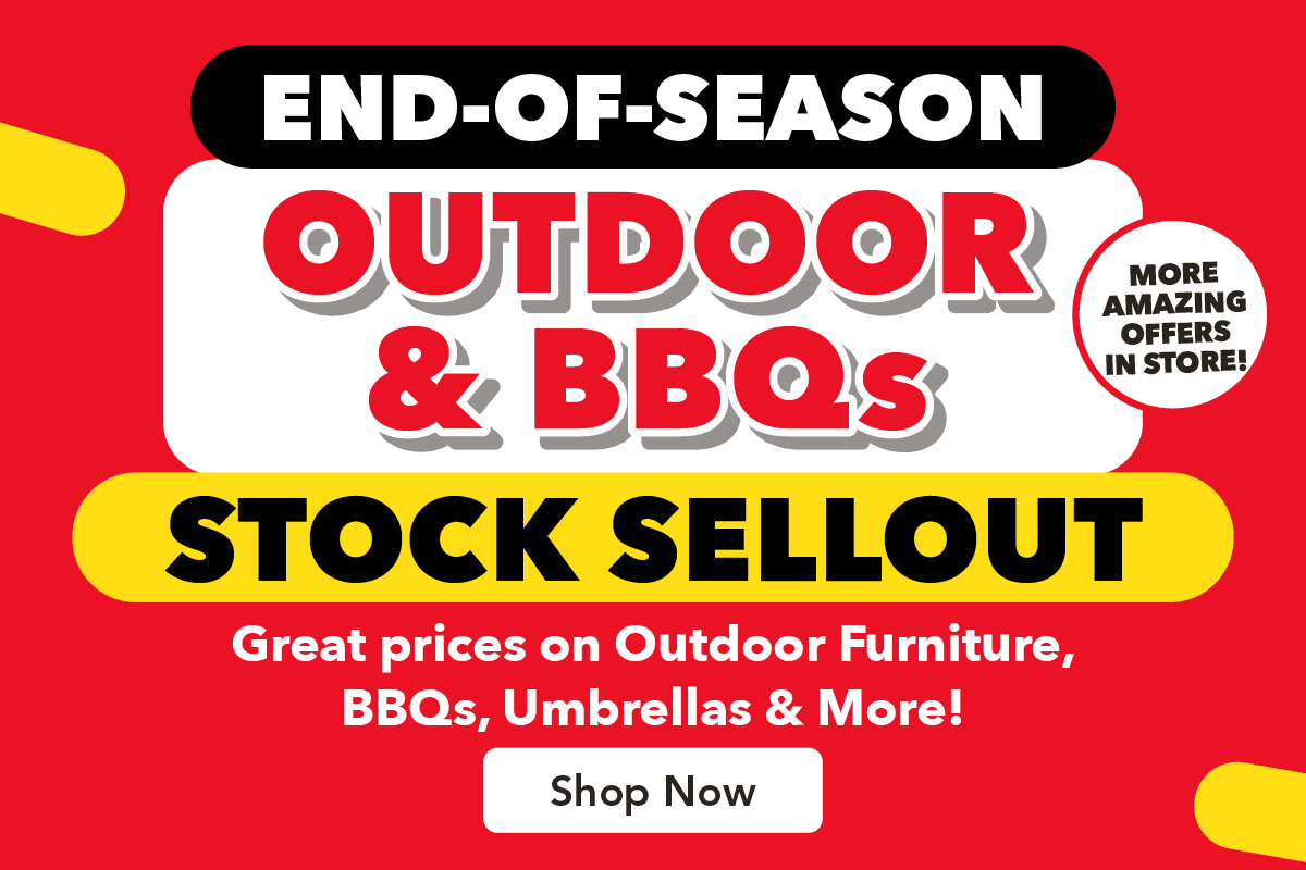 Outdoor & BBQs Stock Sellout