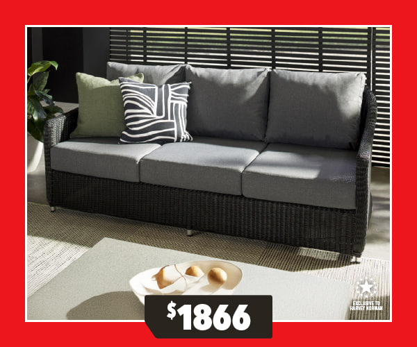 Toulouse 3-Seater Outdoor Sofa