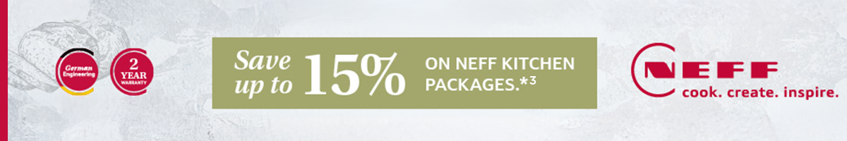Save up to 15% on NEEF Kitchen Packages*3