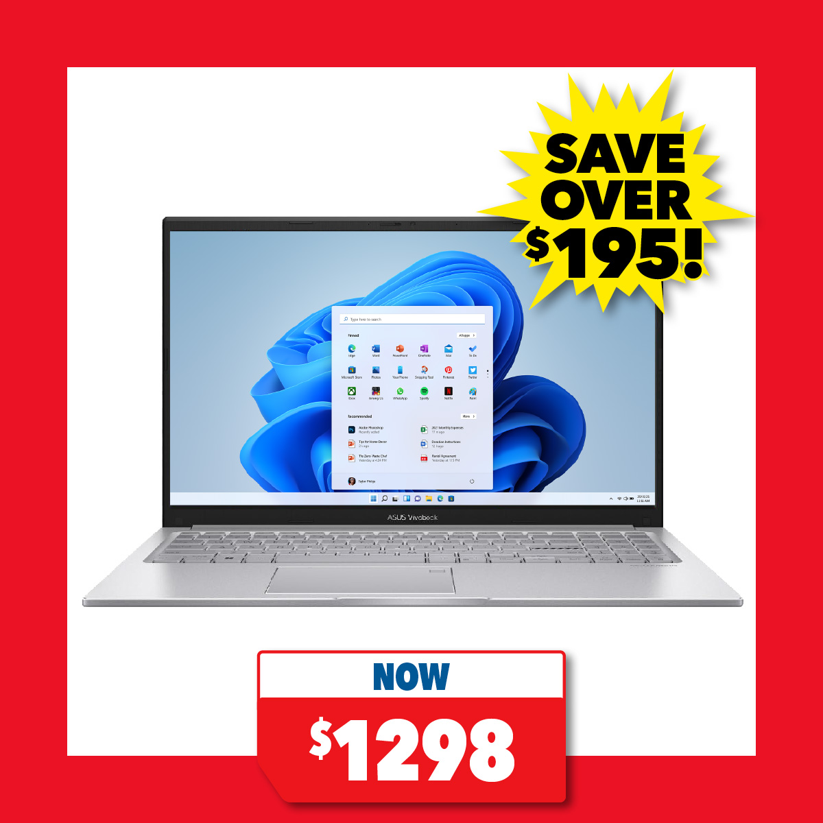 ASUS Vivobook 15.6" Laptop - Intel Core i7