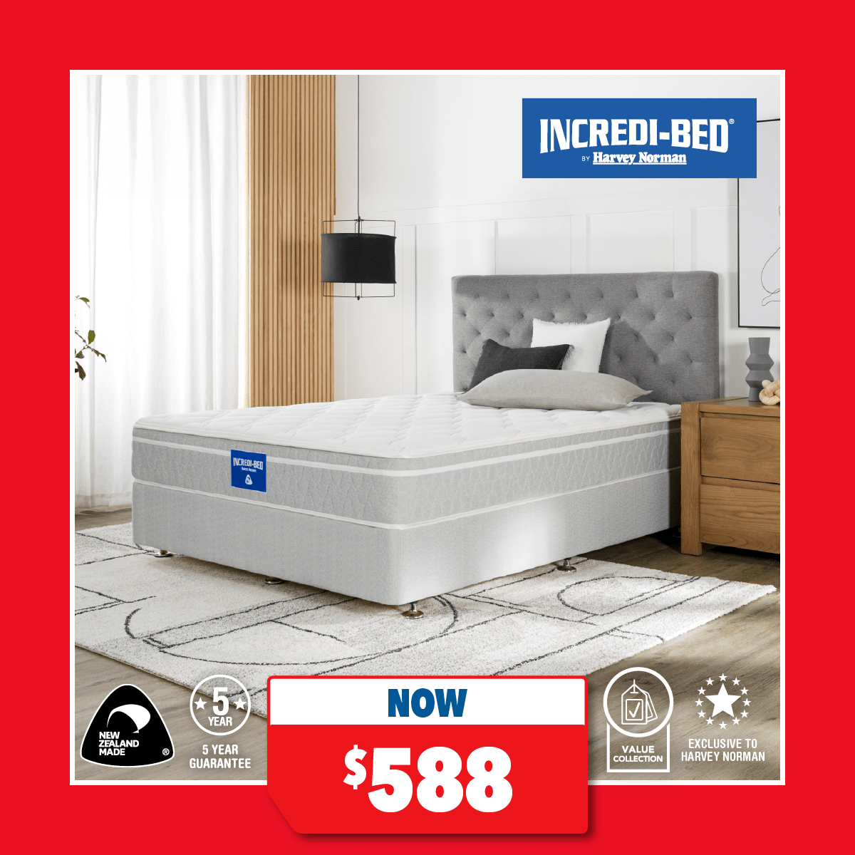 Incredi-Bed Medium Queen Mattress