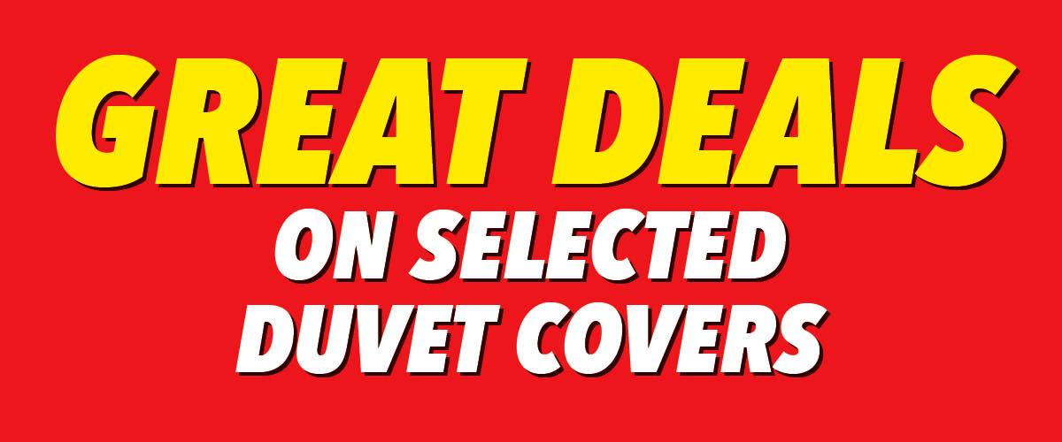 Great Deals on Selected Duvet Covers
