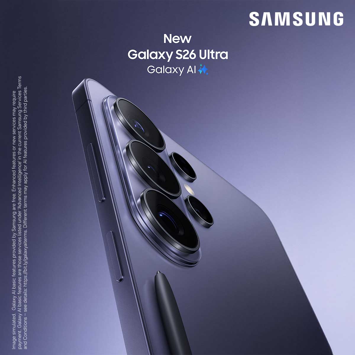 New Samsung Galaxy S26 Series Galaxy AI