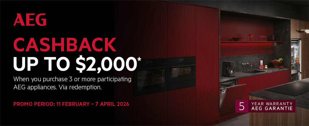 AEG Cashback up to $2000*