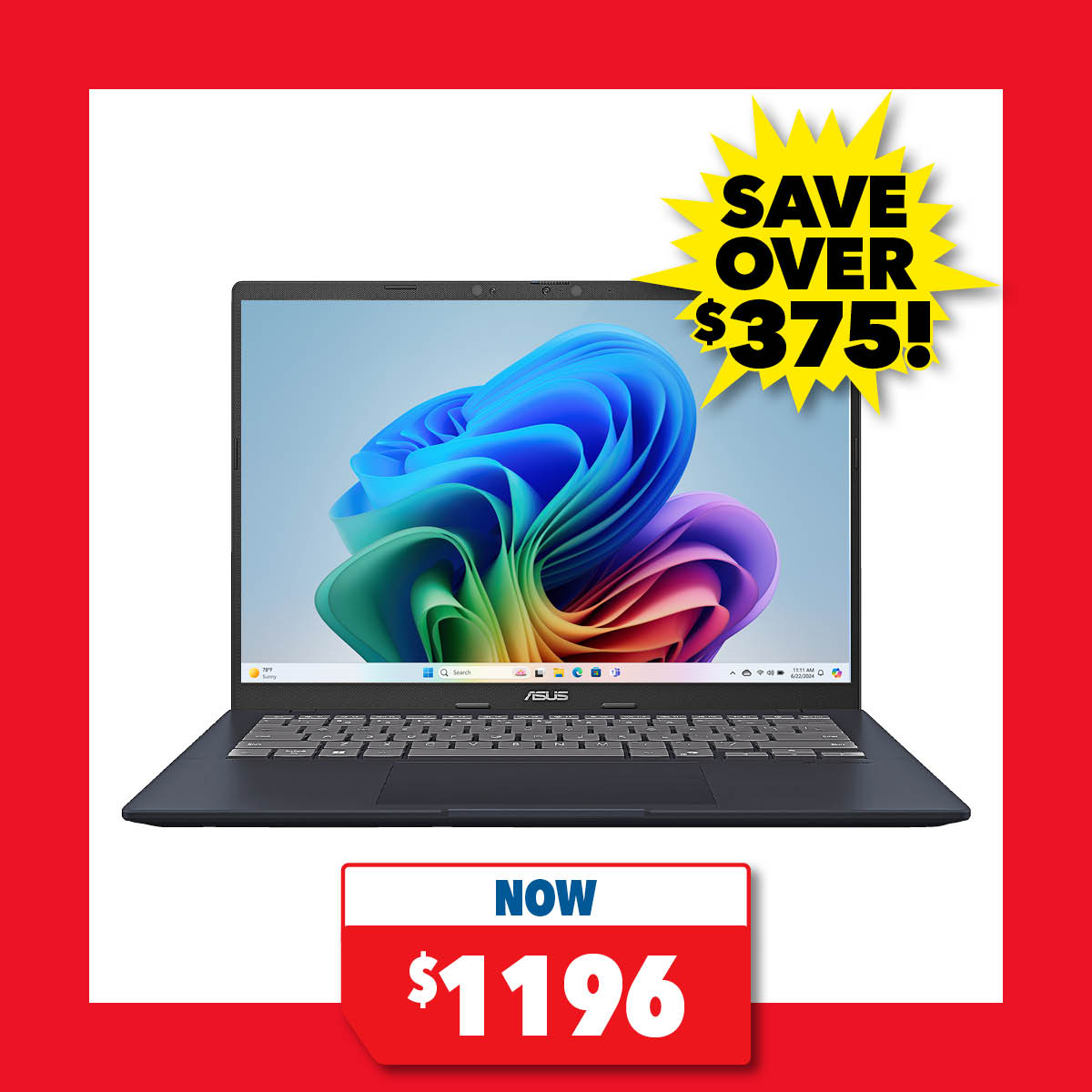 ASUS Vivobook 14" Copilot+ PC - Snapdragon X