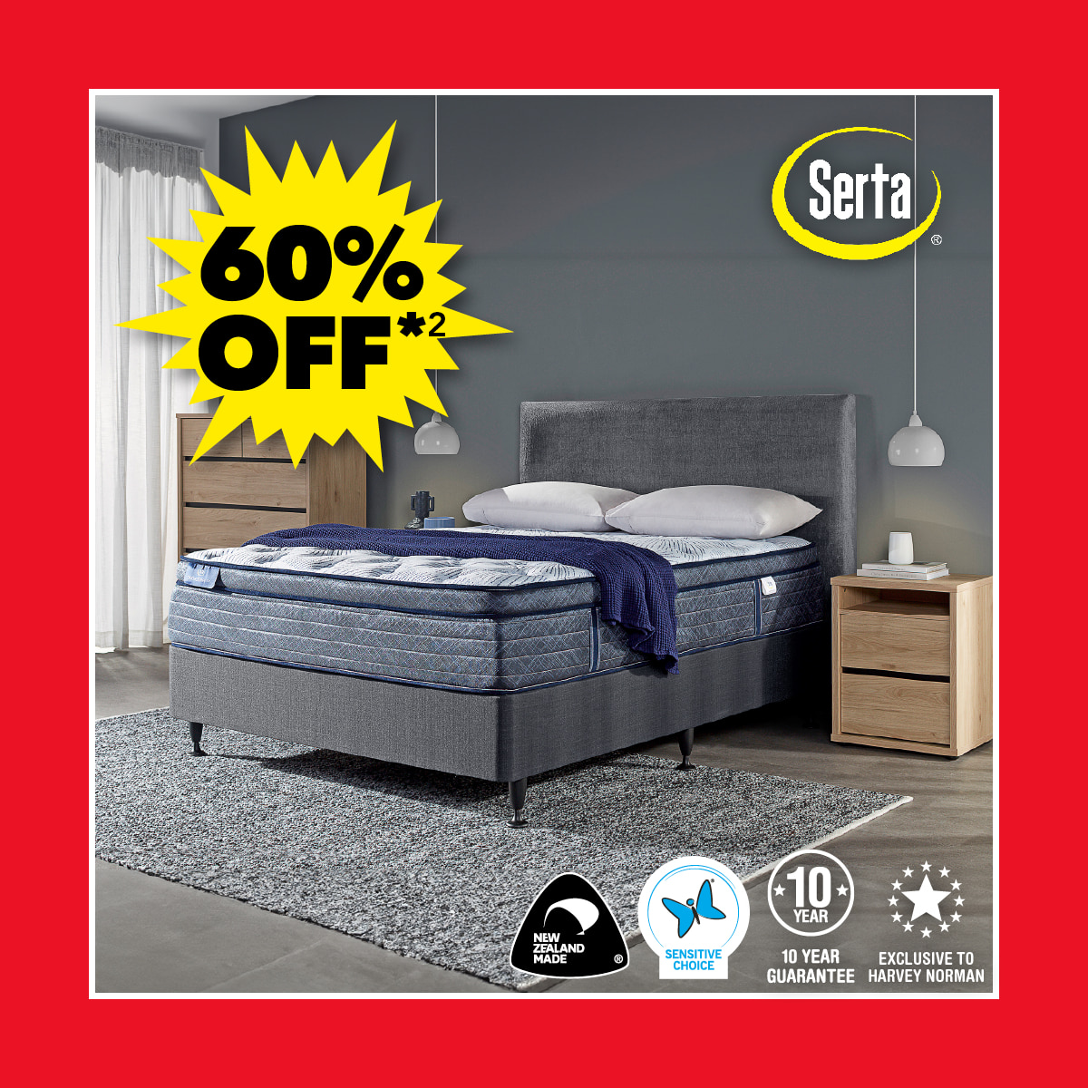 60% Off* Blue Lagoon Mattresses