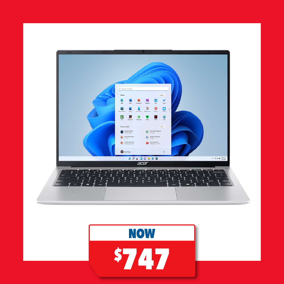 Acer Aspire Lite 14" Laptop - AMD Ryzen 3