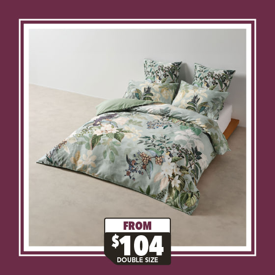 Blair Jade Duvet Cover Set by Linen House