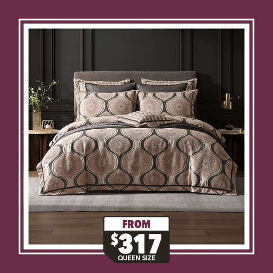 Asteria Antique Duvet Cover Set by Da Vinci