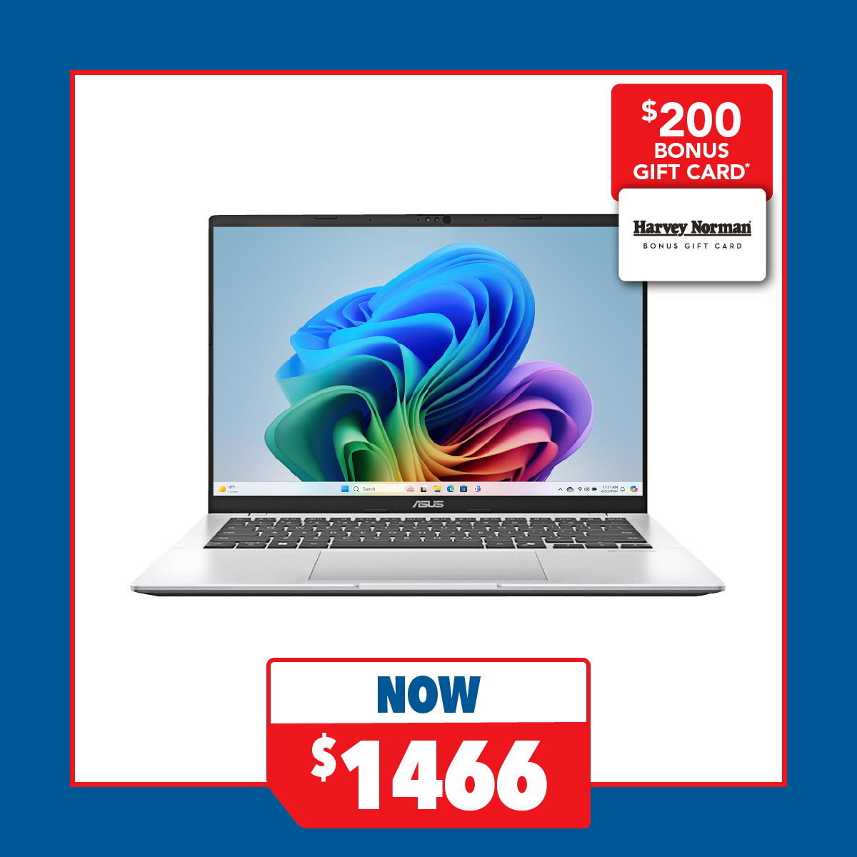 ASUS Vivobook 14" Copilot+ PC - AMD Ryzen AI 5