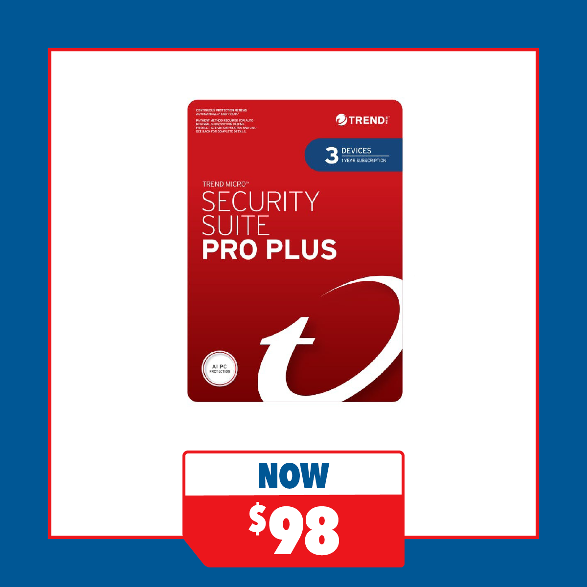 Trend Micro Security Suite Pro Plus - 3 Device 12 Months