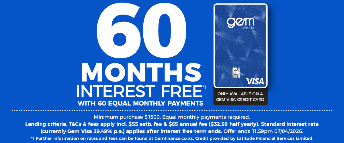 60 Months Interest Free