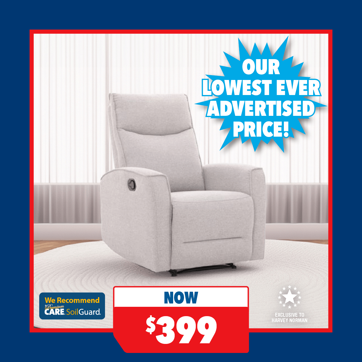 Chatham Fabric Recliner Chair