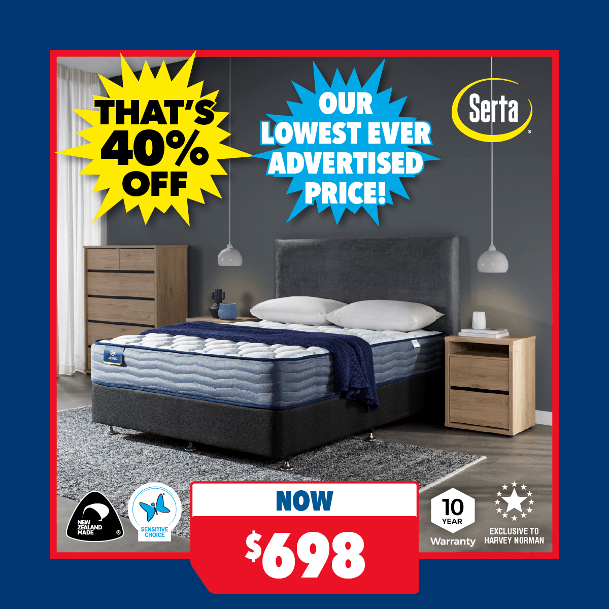 Alden Medium Queen Mattress by Serta