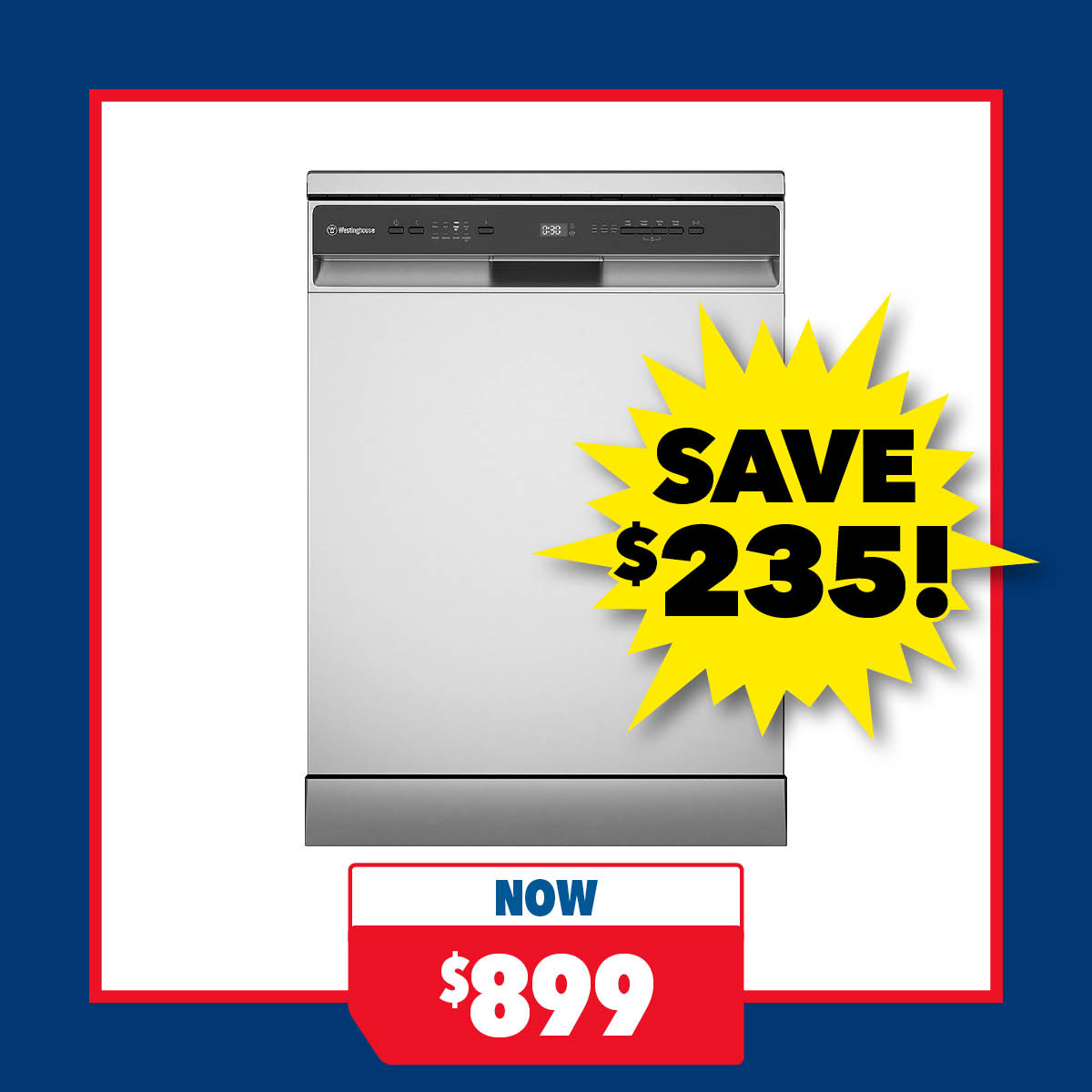 Westinghouse 14 Place Setting Freestanding Dishwasher