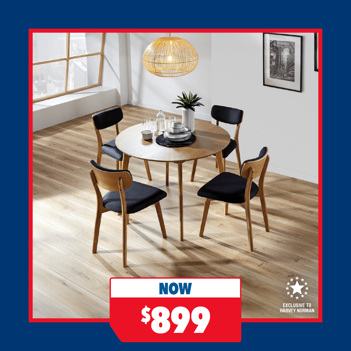 Lexi 5-Piece Dining Suite