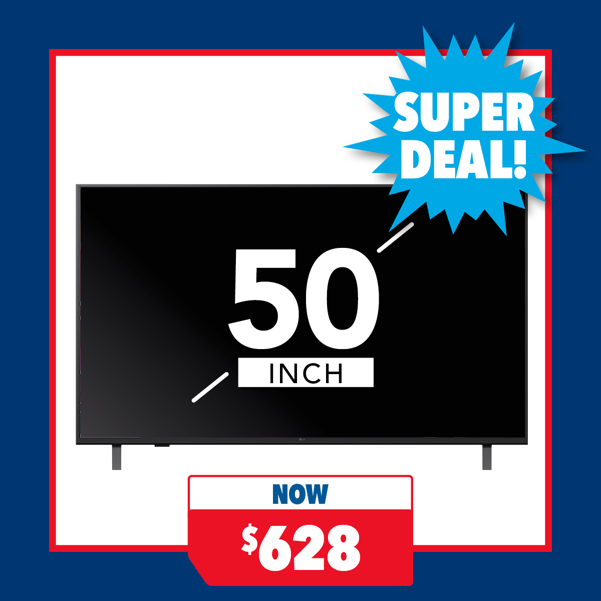 LG 50" Smart 4K UHD AI TV with webOS 25