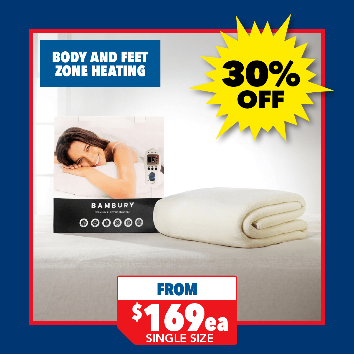 Premium Electric Blanket by Bambury