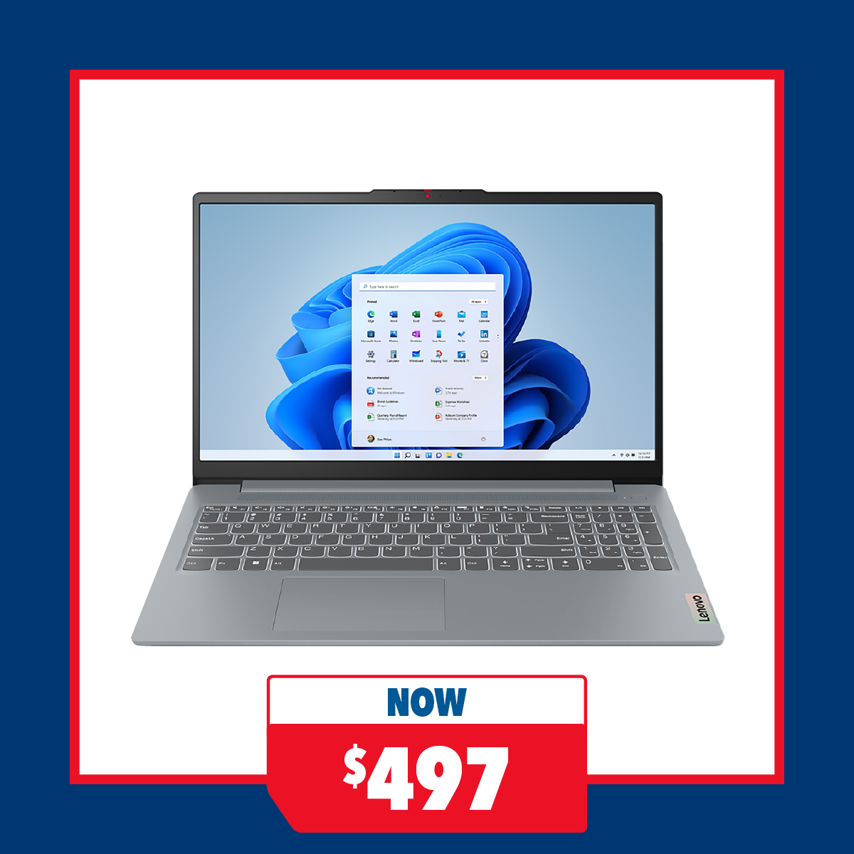 Lenovo IdeaPad Slim 3i 15.6" Laptop - Intel N100