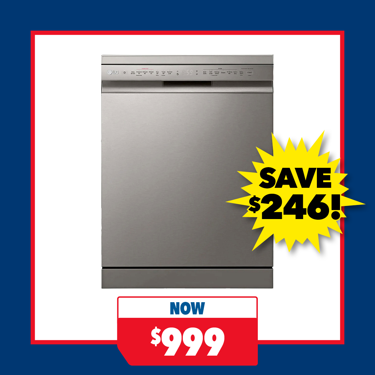 LG 14 Place Setting Freestanding Smart Dishwasher