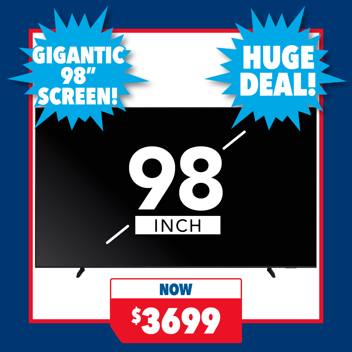 Samsung 98" Smart 4K Crystal UHD TV with Tizen OS