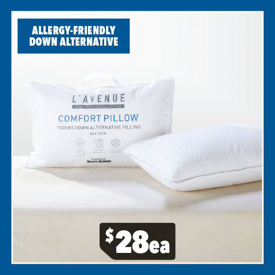 Comfort Medium Pillow by L'Avenue Essentials - Mid